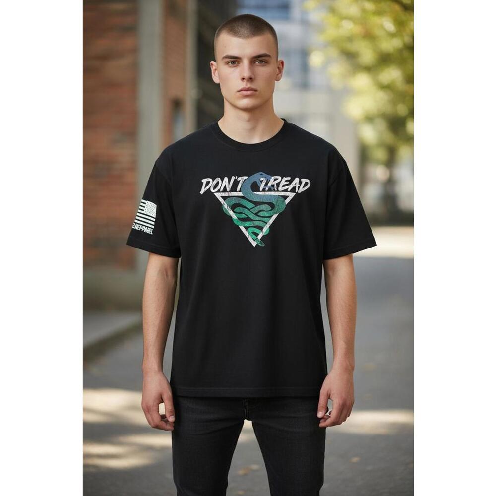 Men's Black 'Don't Tread' Graphic T-Shirt